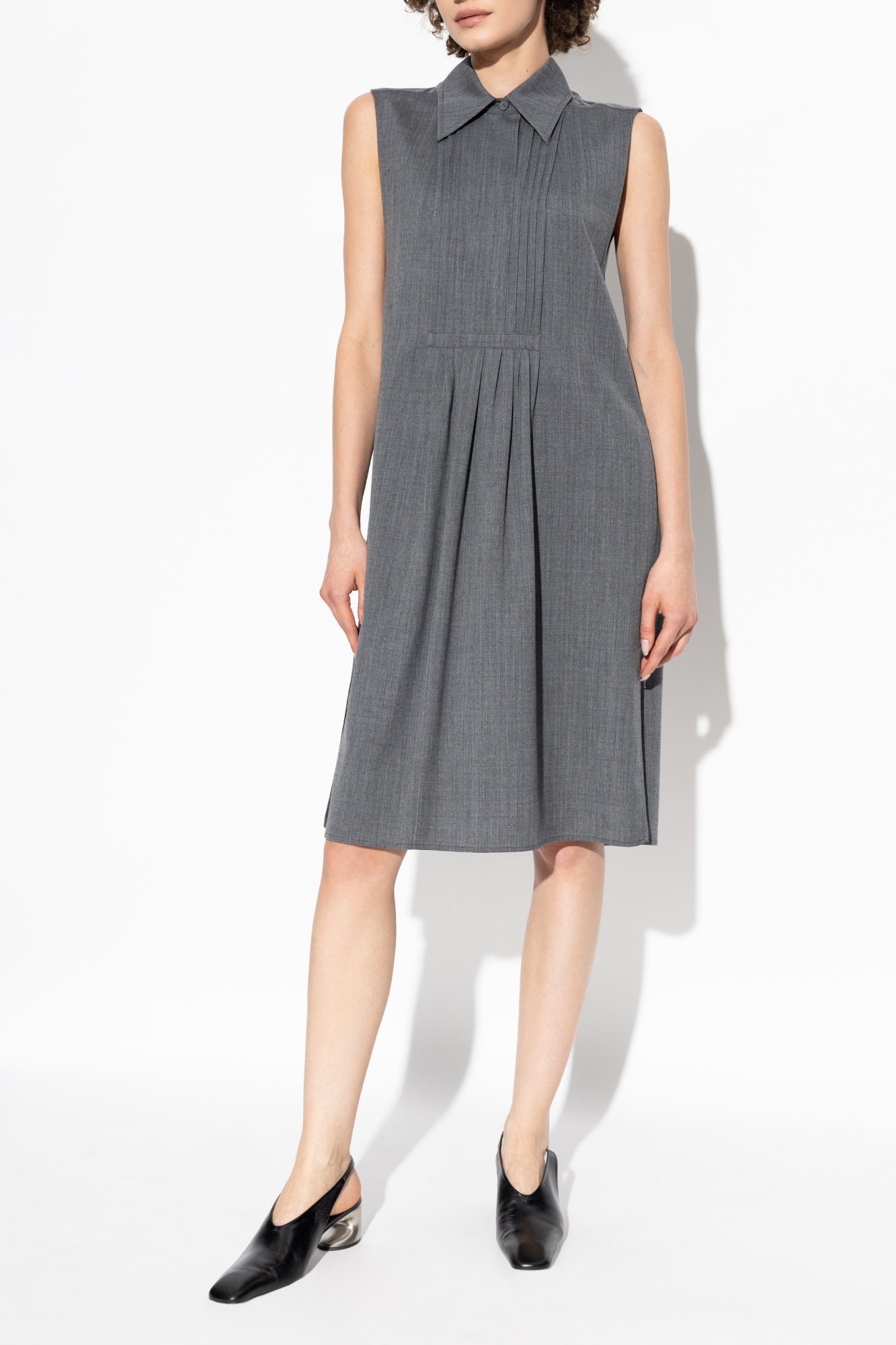 ワンピース JIL SANDER Woman Dress Brown J40CT0197J45292 235 Shirt dress | Jil Sander | OTTODISANPIETRO